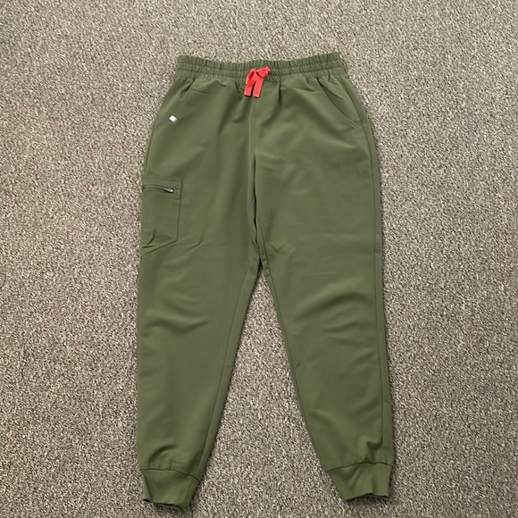 Figs Pants & Jumpsuits Figs Olive Green High Waisted Zamora Jogger